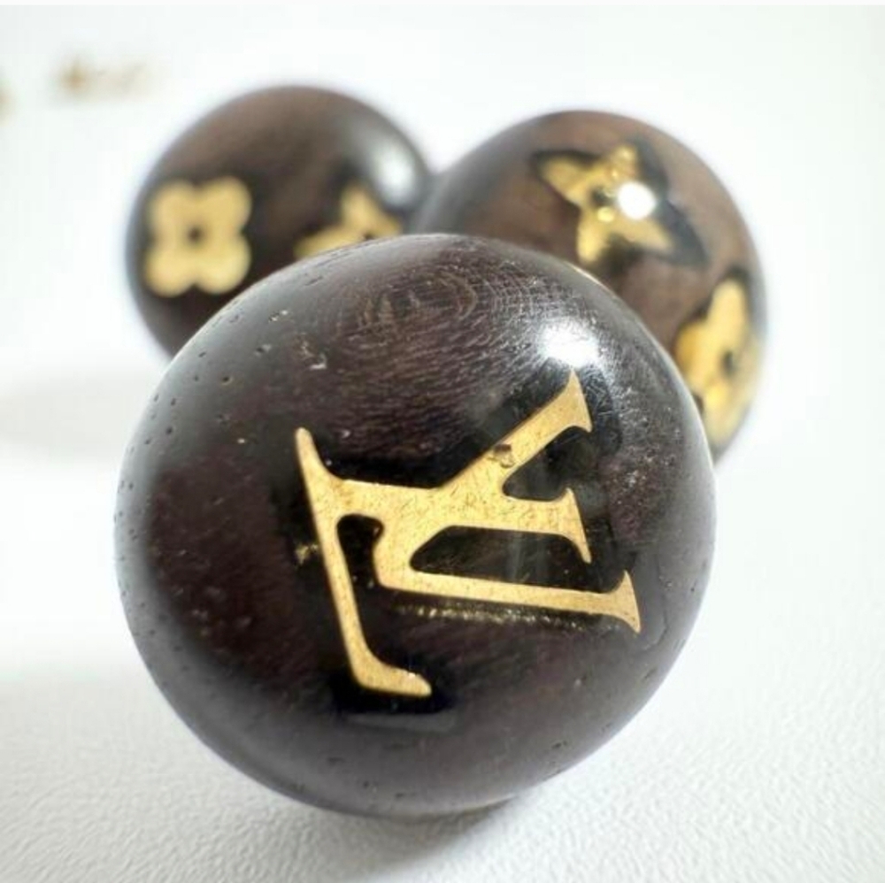 Louis Vuitton Boucle de Reuil Puce Sylvania Earrings Dark brown - Picture 12 of 12